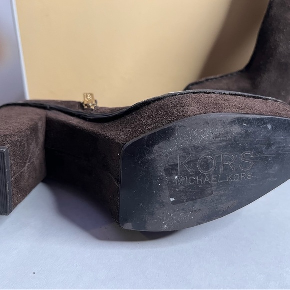 Suede Platform Boots sz10 - Picture 9 of 10